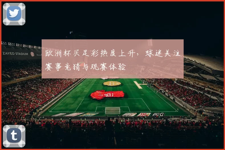 欧洲杯买足彩热度上升,球迷关注赛事竞猜与观赛体验