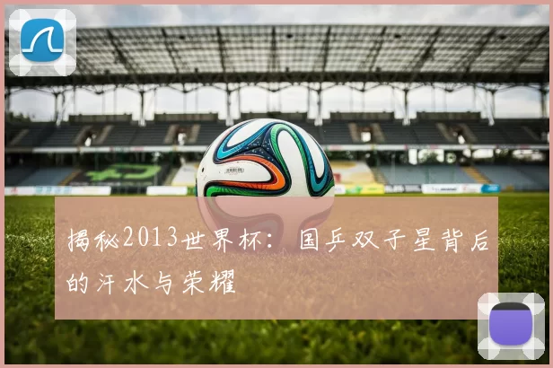 揭秘2013世界杯:国乒双子星背后的汗水与荣耀